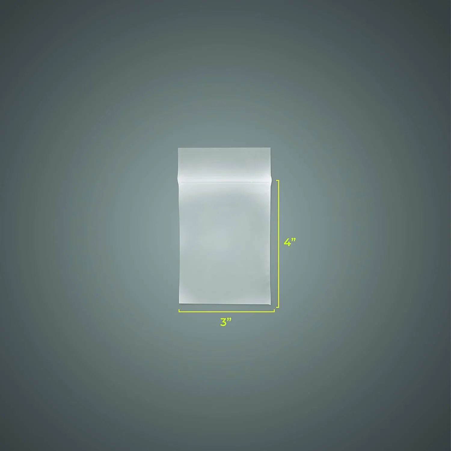 SNL Quality Zipper Lock Reclosable Clear Disposable Plastic Bags, Strong | 3" X 4" - 2 MIL - 1,000 Bags