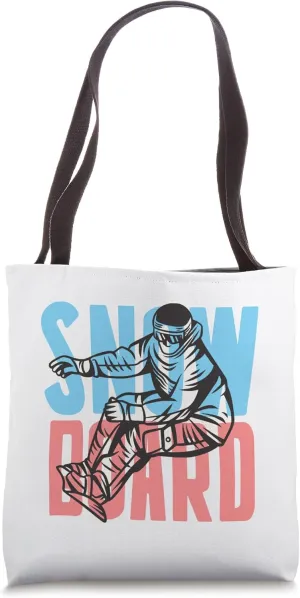 Snowboard - Fun Extreme Sport Winter Pow Deep & Steep Tote Bag