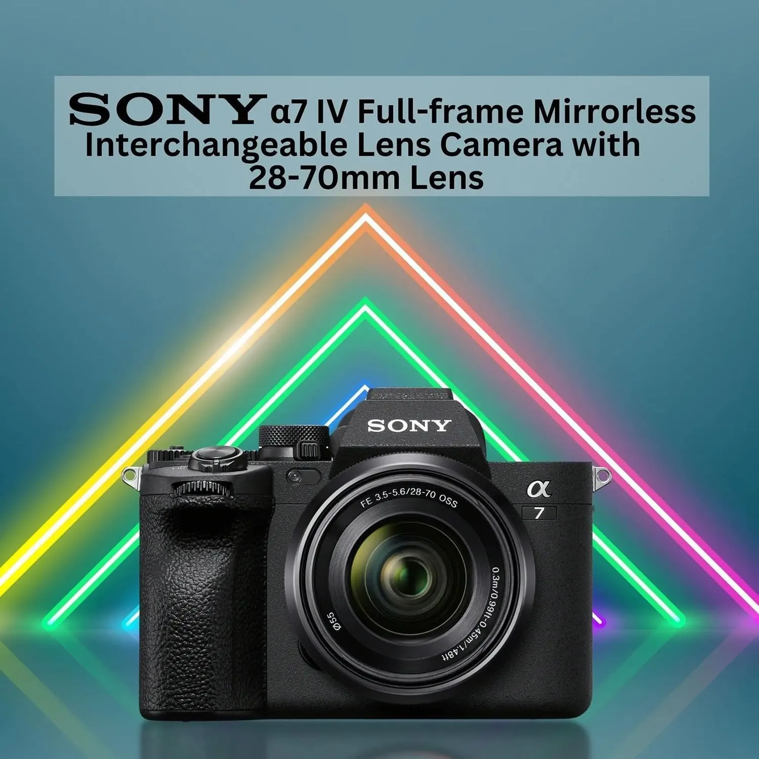 Sony Alpha 7 IV Full-Frame Mirrorless Lens Camera (Body Only) Bundle with 920 Molded Interior Hard Case with Foam Insert and Lid Organizer for Sony A7R Camera (Black) (2 Items)