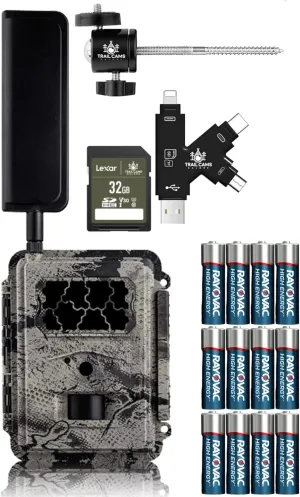 Spartan GoCam AT&T 4G LTE Wireless Trail Camera with Batteries, SD Card, Card Reader, and Mount (AT&T)