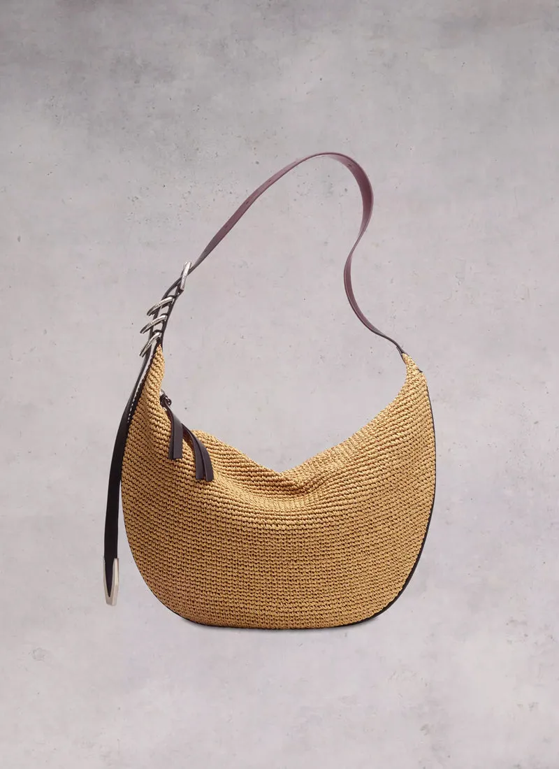 Spire Hobo Straw Bag
