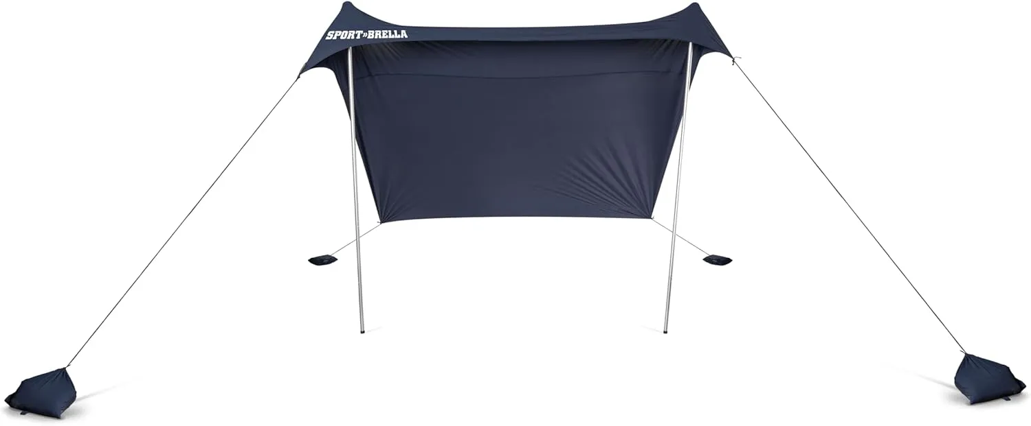 Sport-Brella Sol-Breeze Shelter UPF 50  Sun and Rain Canopy for Camping, Beach and Sports Events(7X7)
