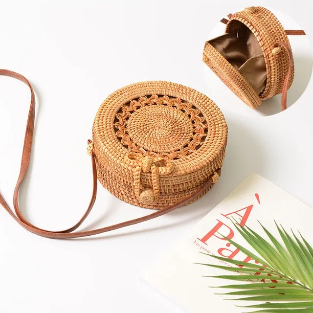 Square Round Mulity Style Straw Bag Handbags