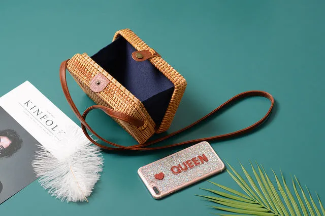 Square Round Mulity Style Straw Bag Handbags