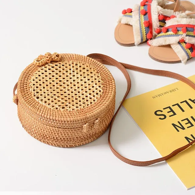 Square Round Mulity Style Straw Bag Handbags