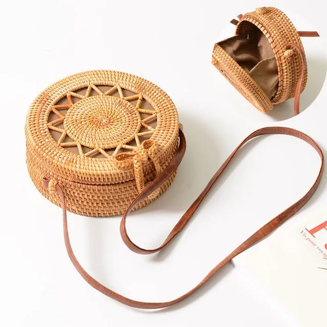 Square Round Mulity Style Straw Bag Handbags