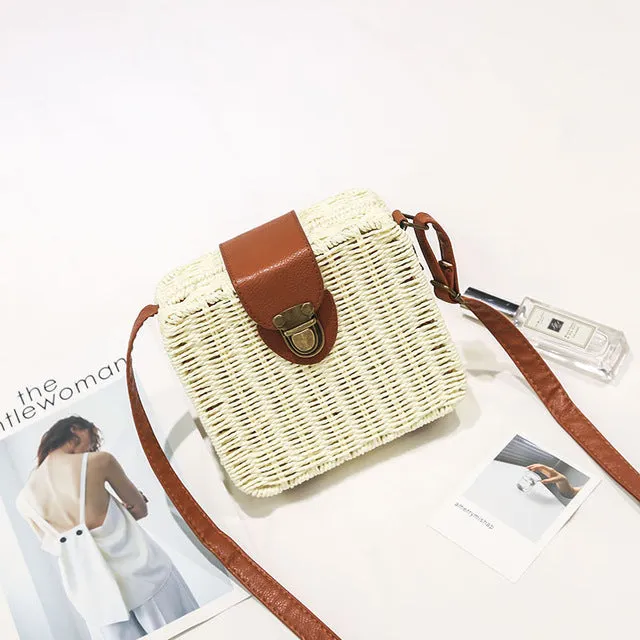 Square Round Mulity Style Straw Bag Handbags