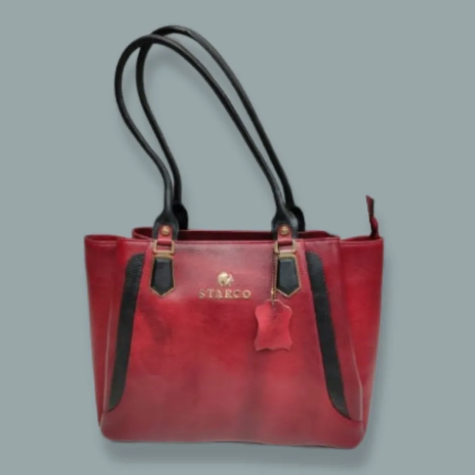 Starco Genuine Leather Women's Tote Bag -4