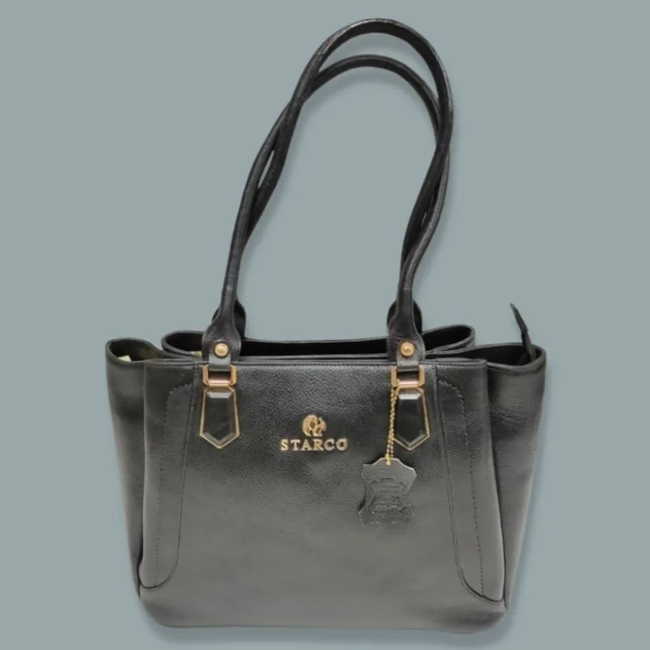 Starco Genuine Leather Women's Tote Bag -4