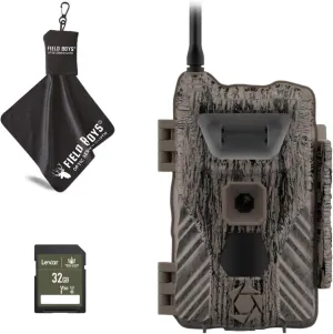 Stealth Cam Flashback 40MP Trail Camera with 0.4s Trigger Speed, True Color Night Photos, White Xenon Flash, App-Controlled, Verizon & AT&T, 32GB SD Card, and Microfiber Cleaning Cloth