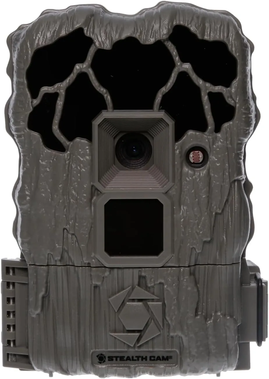 Stealth Cam QS20 20MP Photo & 720P Video at 30FPS 0.8 Sec Trigger Speed 80Ft Detection & IR Range Compact Hunting Trail Camera, 32GB SD Card Supported