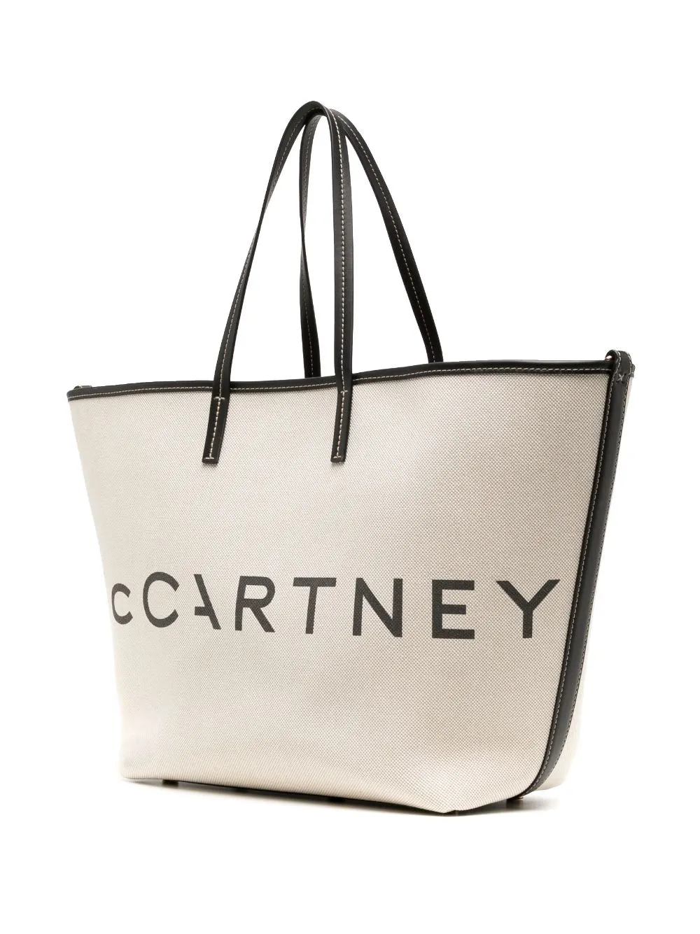 Stella Mc Cartney Logo Canvas Tote Bag
