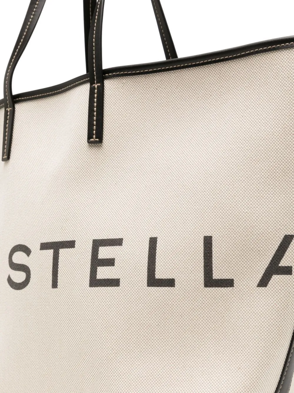Stella Mc Cartney Logo Canvas Tote Bag