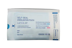 Sterilization Pouches 3.5”x5.25” Self-Sealing Autoclave Bags with Indicators for Professional Surgical Instrument Cleaning by P&P Medical Surgical (2000)
