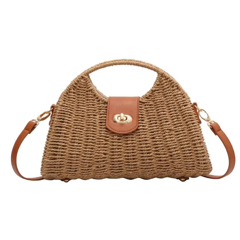 Straw and Leather Bags | Virginia