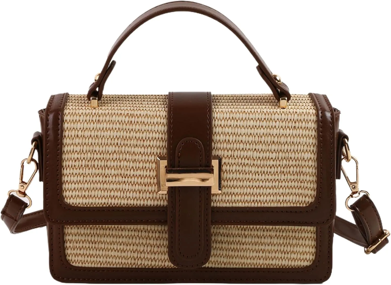 Straw Crossbody Bags for Women Summer Straw Clutch Bag Woven Beach Purse Vacation Handbags