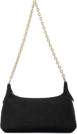 SUKUTU Women's Straw Woven Shoulder Bag Summer Beach Purse Vacation Tote Handbag