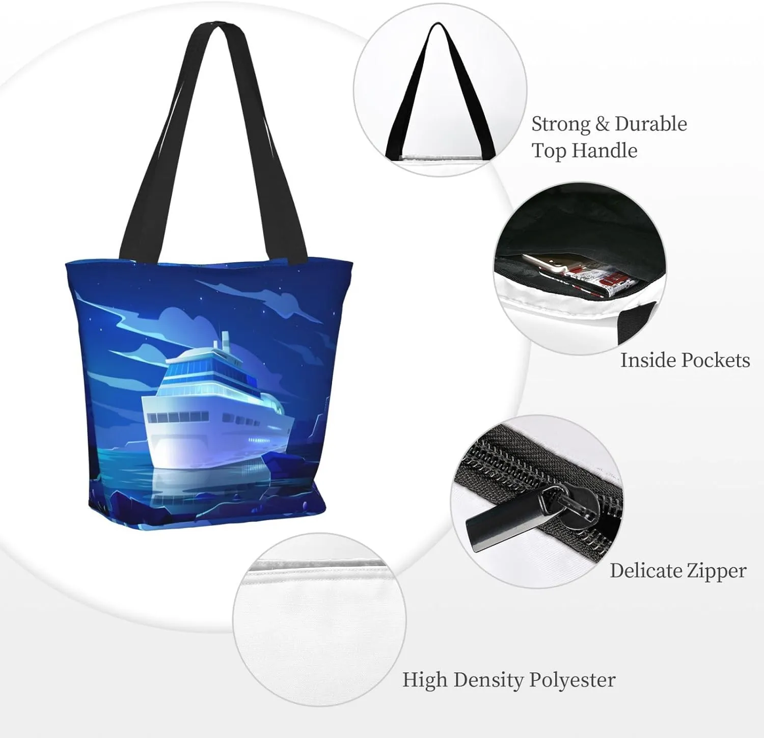 Swimming Pool Tote Bag for Women, Travel Tote Handbags for Gym