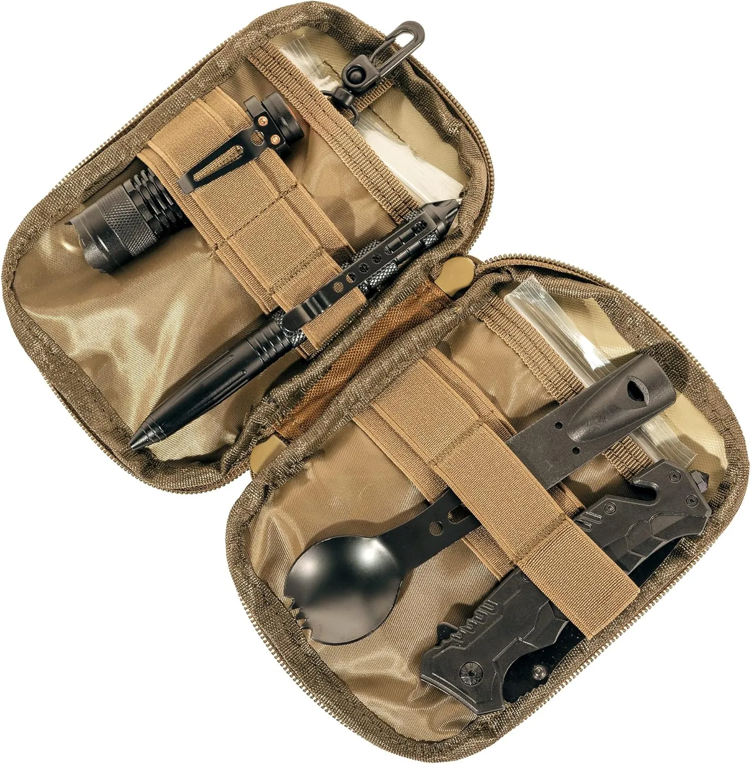 Tactical MOLLE Utility Pouch, EDC Admin Organizer,Multipurpose Tool Bag,Wasit Pouch, Compact Pocket Organizer 2 Packs