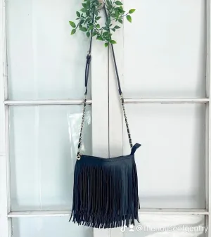 Tamie Fringe Messenger Bag