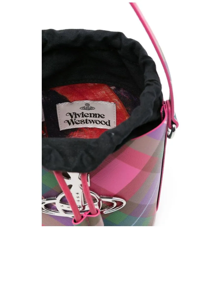 Tartan Check Bucket Bag