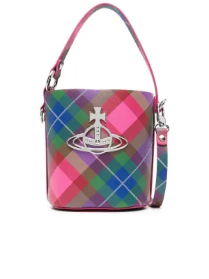 Tartan Check Bucket Bag