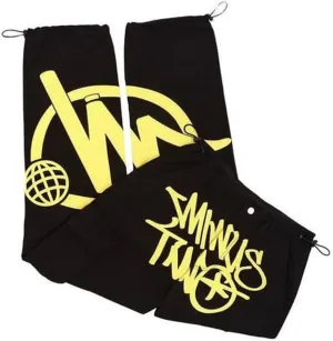 Tcpbgcd Minus Two Retro Printed Baggy Pants Minus Two Cargo Pants Hip Hop Streetwear Loose Joggers Trousers