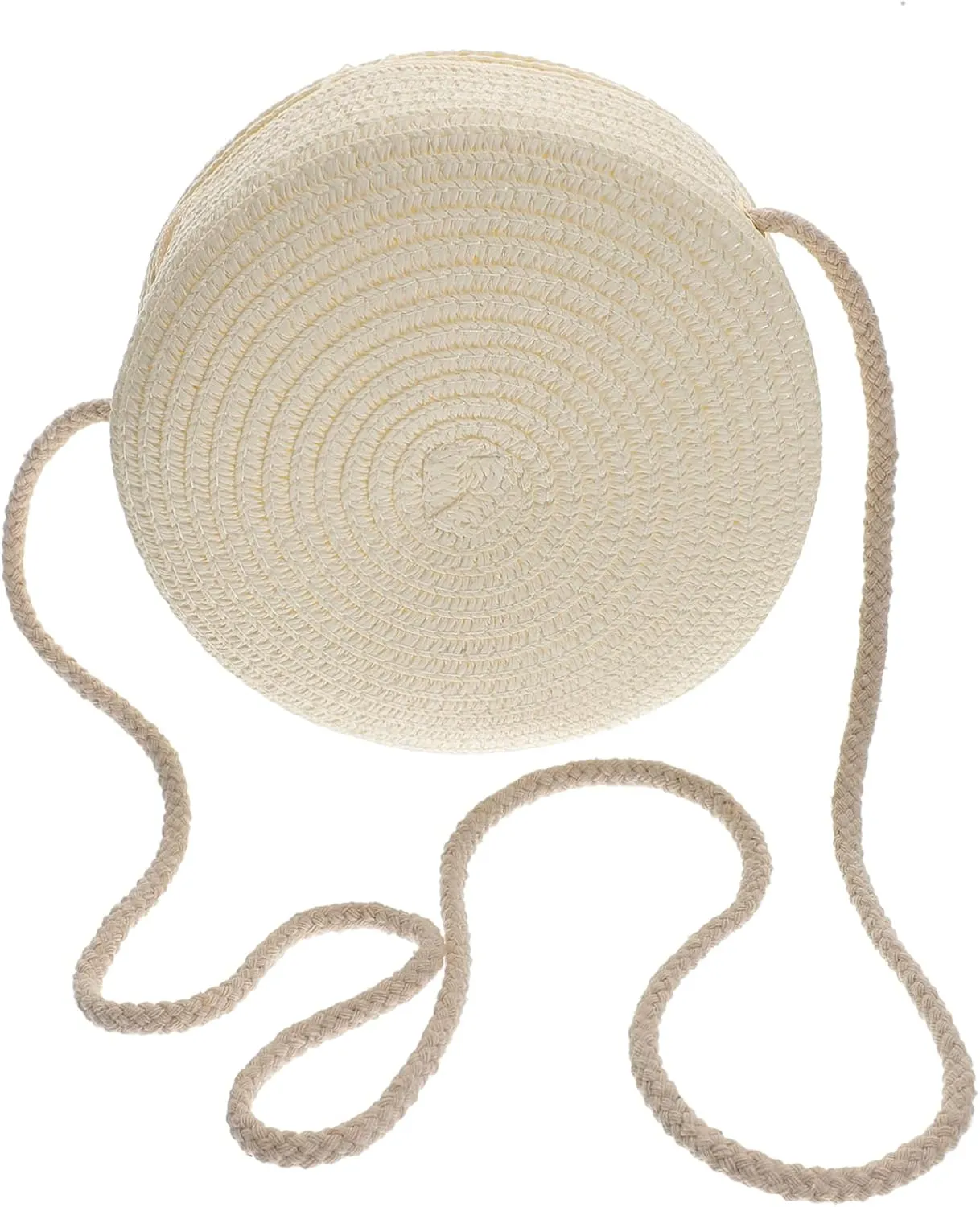 TENDYCOCO 2pcs Color Straw Bag Straw Diagonal Span Mobile Phone Bag Vacation