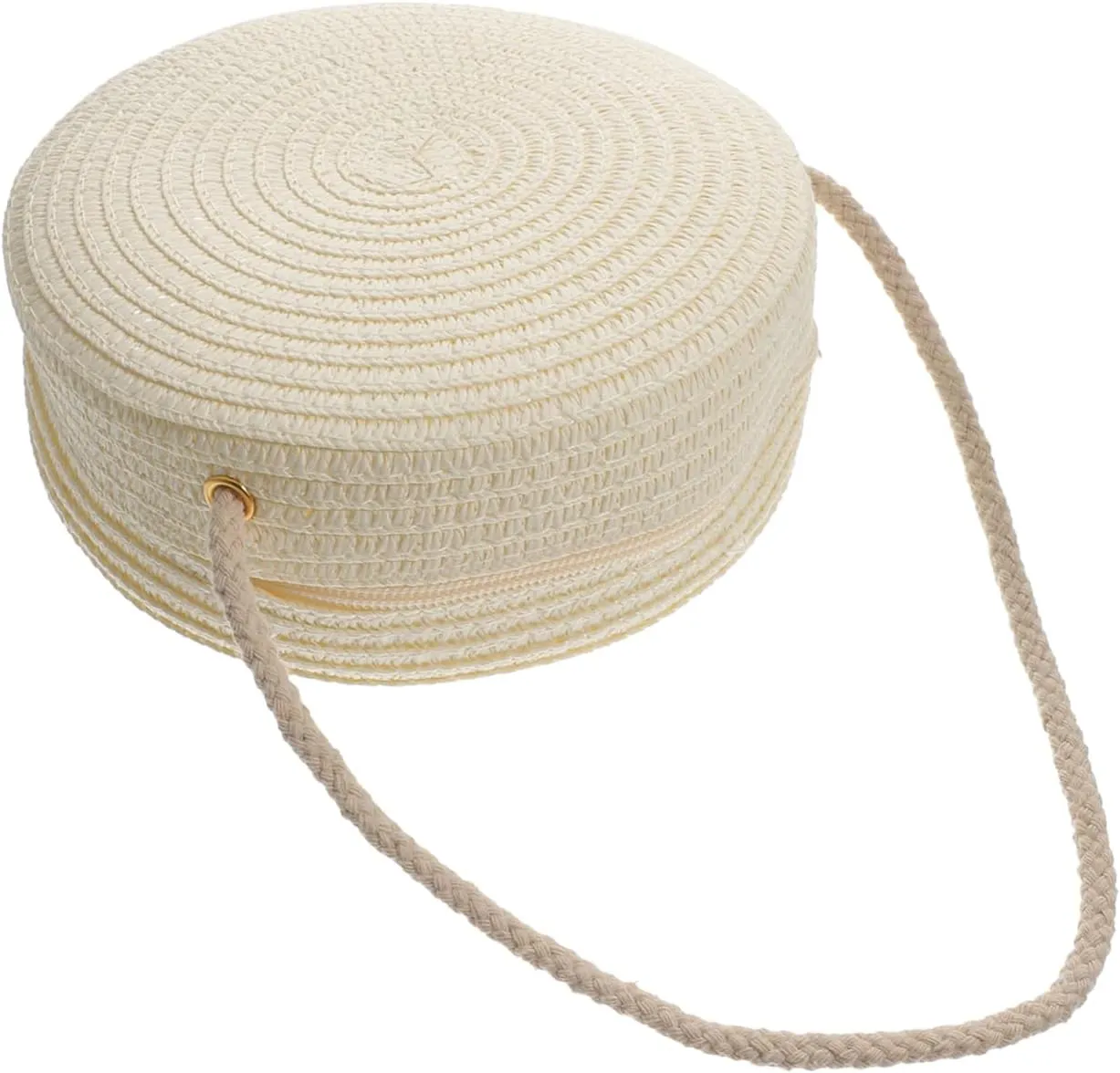 TENDYCOCO 2pcs Color Straw Bag Straw Diagonal Span Mobile Phone Bag Vacation