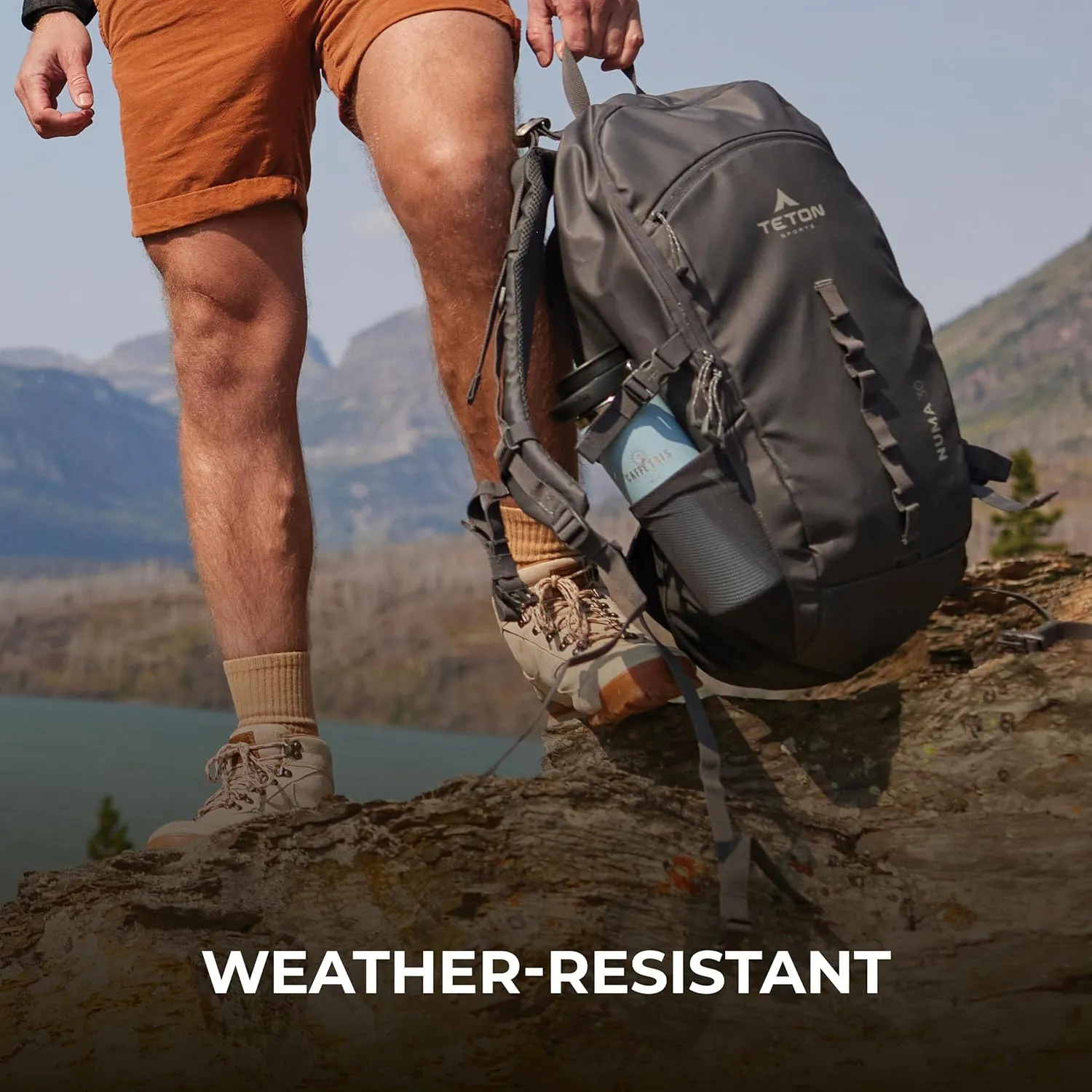 TETON Sports Numa backpack, sleek design, durable and ready for hiking, camping or backpacking. Lightweight with more room than you think. Perfect bugout bag. 30L, Terra