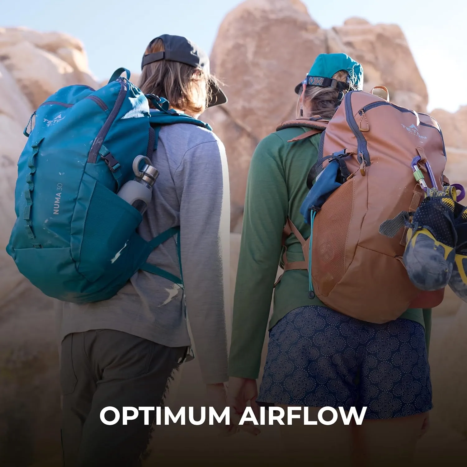 TETON Sports Numa backpack, sleek design, durable and ready for hiking, camping or backpacking. Lightweight with more room than you think. Perfect bugout bag. 30L, Terra