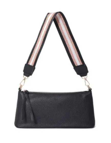 Textured VL Shoulder Bag
