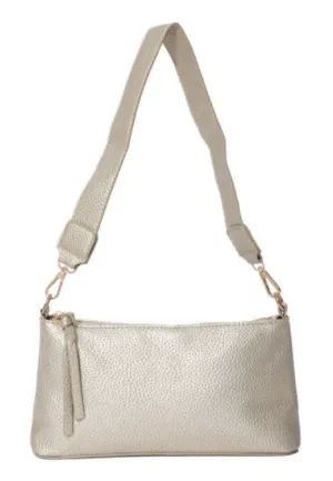 Textured VL Shoulder Bag