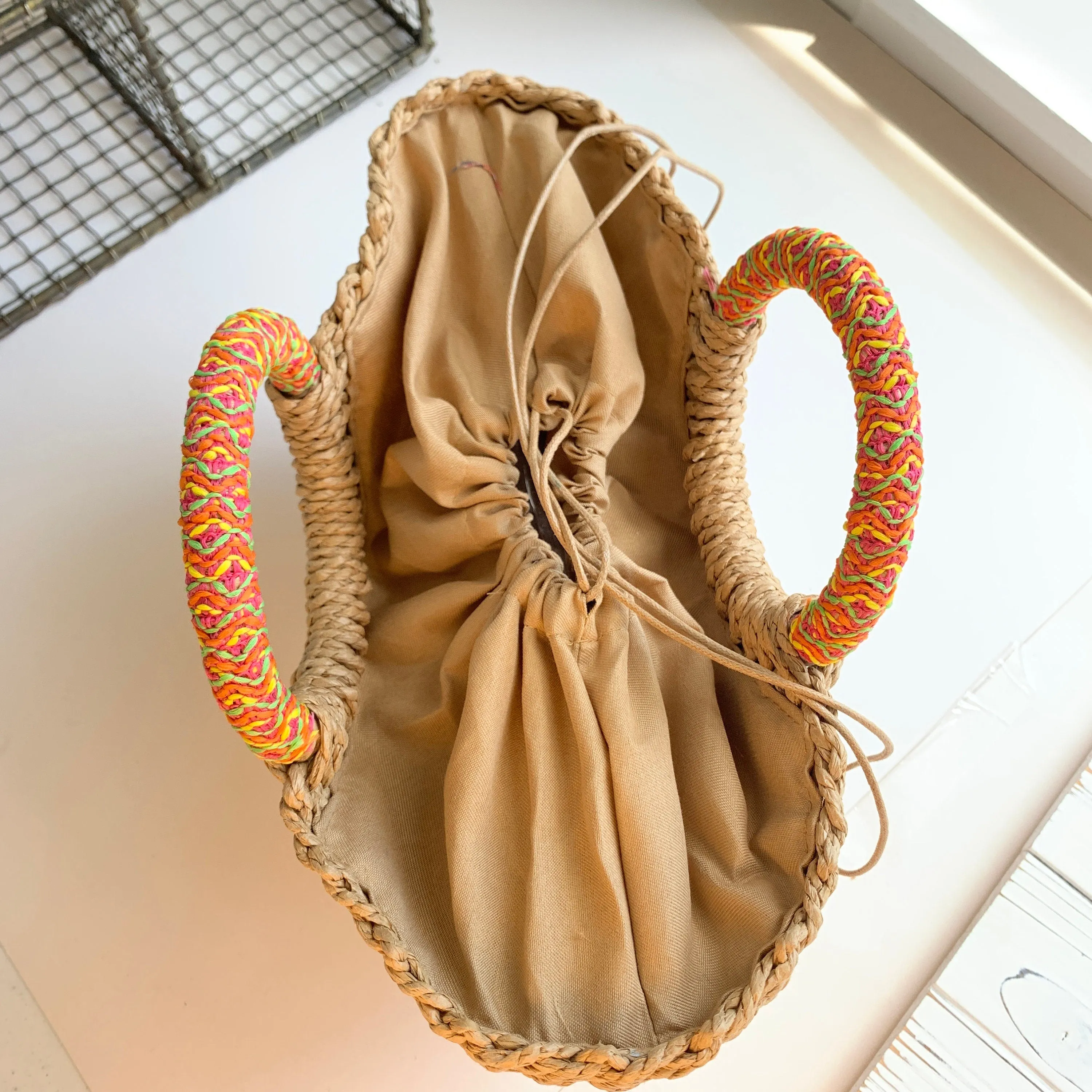 The Isla Straw Handbag - One-of-a-Kind