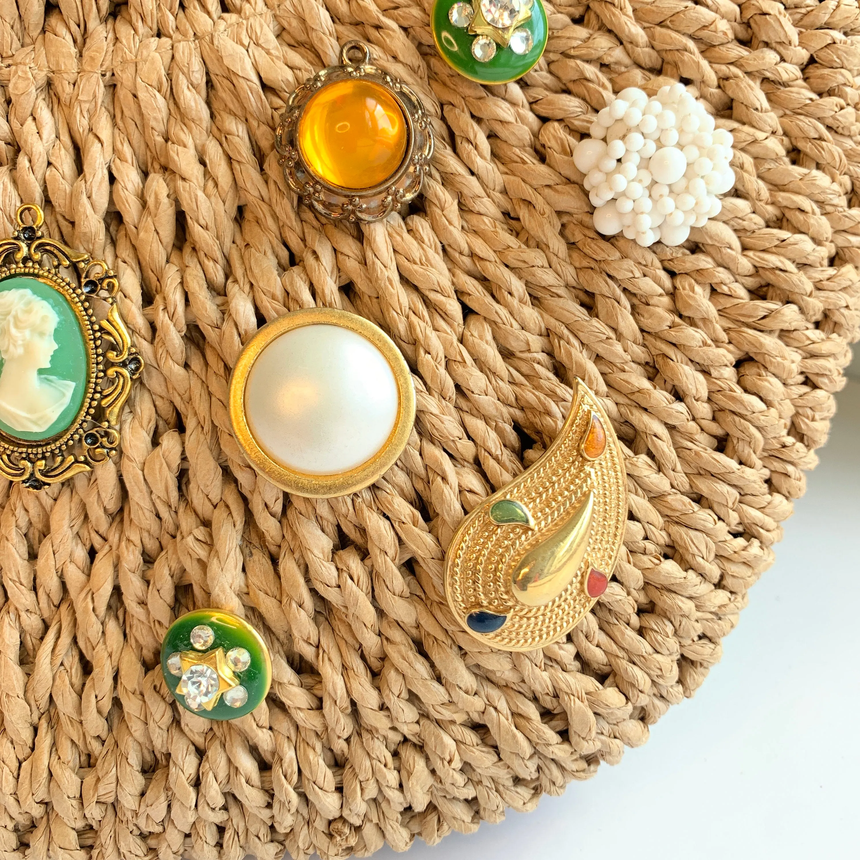 The Isla Straw Handbag - One-of-a-Kind