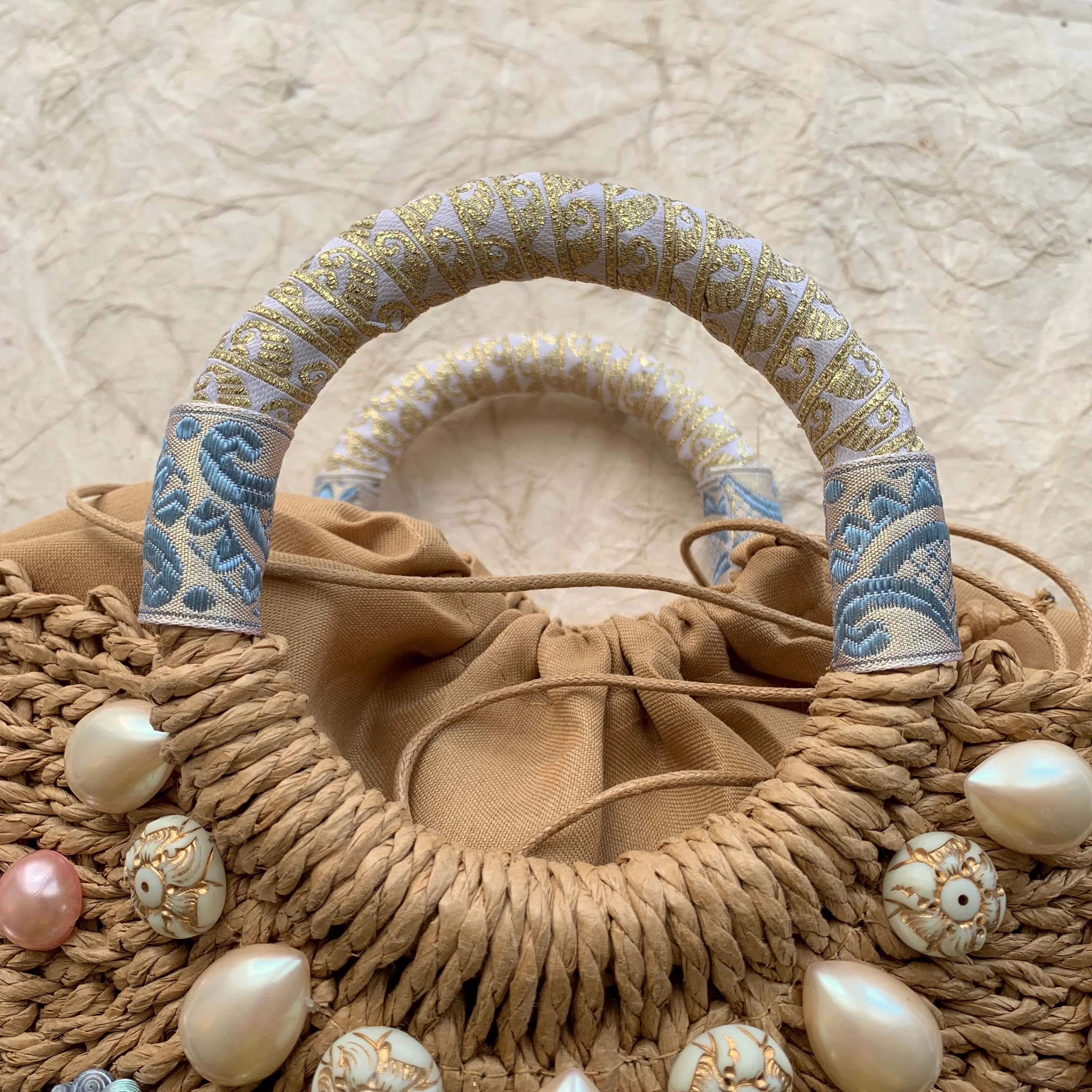The Shelby Straw Handbag - One-of-a-Kind