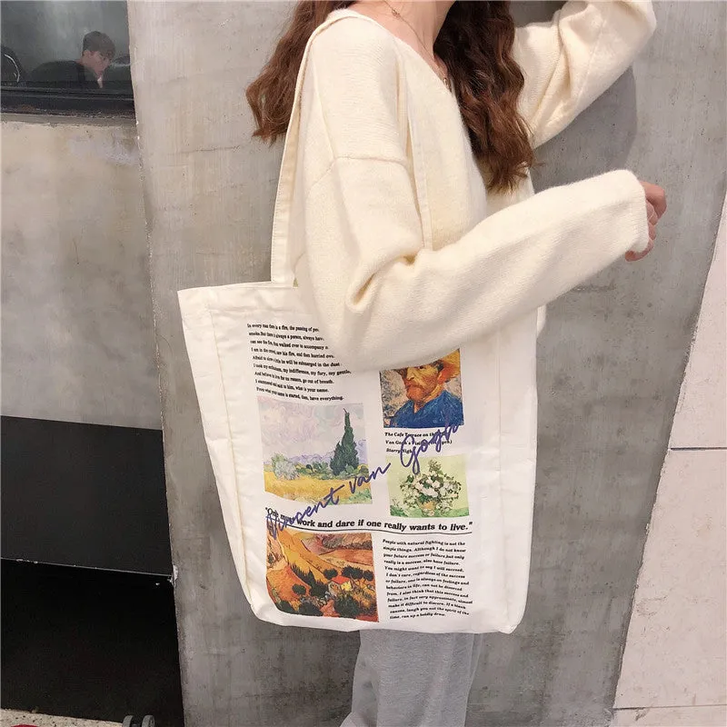 The Vintage Artsy Tote Bag