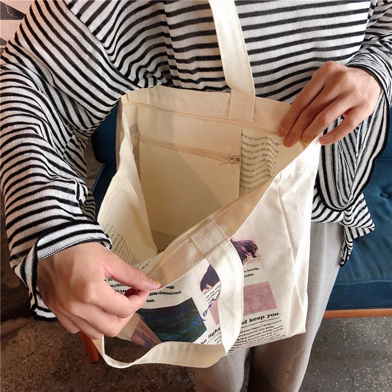 The Vintage Artsy Tote Bag