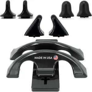Thrival Relief Pro - Fully Adjustable Psoas Muscle Release Tool for Hip Flexor, Back, Glute, Iliacus, and Neck Pain - Trigger Point and Myofascial Release Tool - Carbon Black