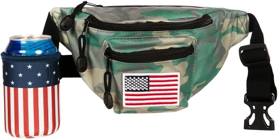 Tipsy Elves Unisex Adult Patriotic Fanny Pack 2024