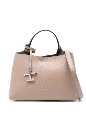 Tod's T Timeless Micro Leather Tote Bag