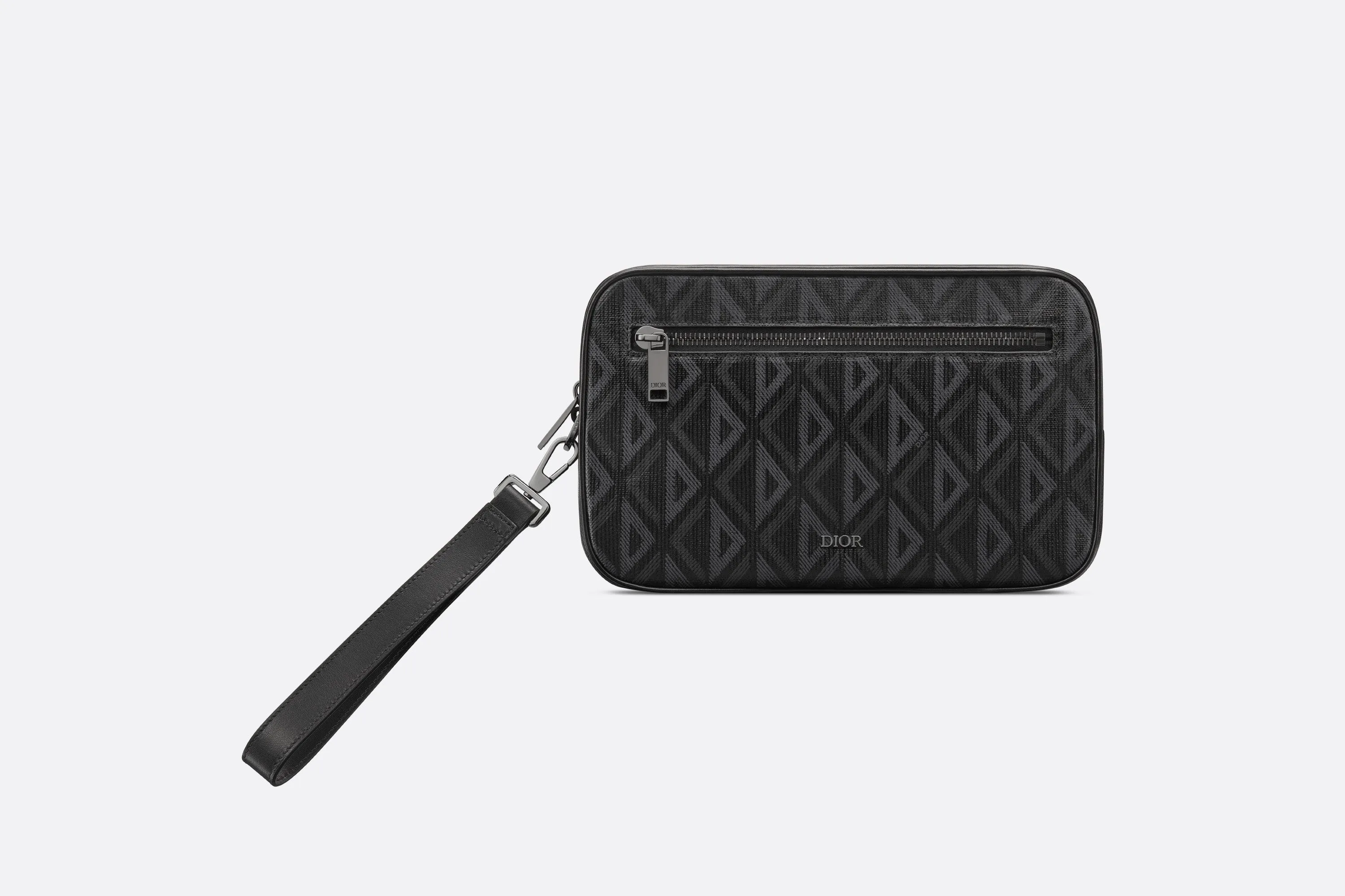 Toiletry Bag • Black CD Diamond Canvas