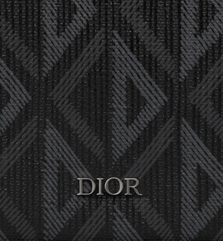 Toiletry Bag • Black CD Diamond Canvas