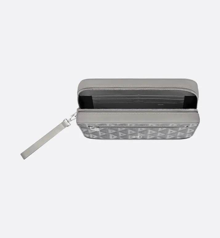 Toiletry Bag • Dior Gray CD Diamond Canvas