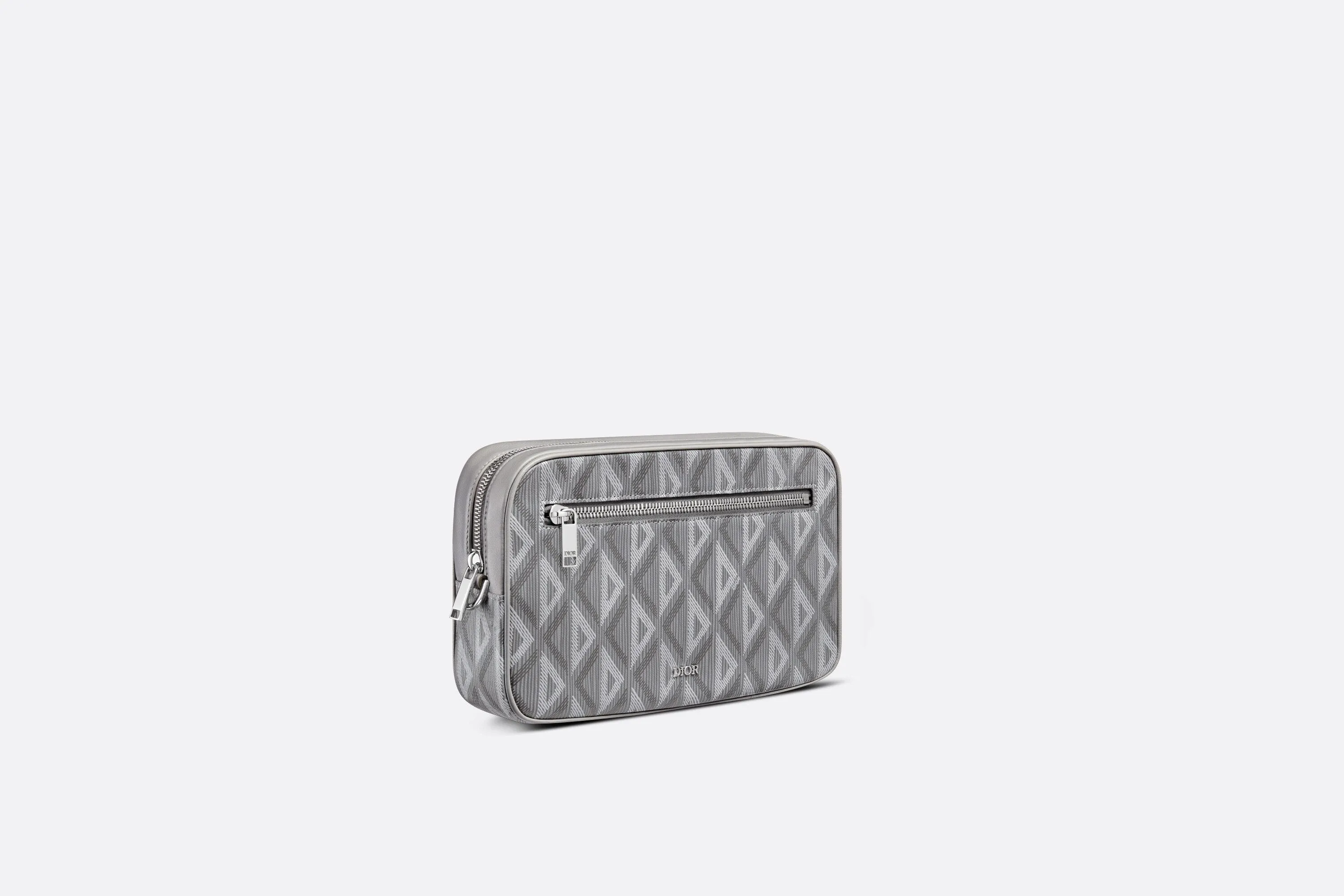Toiletry Bag • Dior Gray CD Diamond Canvas