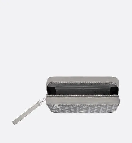 Toiletry Bag • Dior Gray CD Diamond Canvas