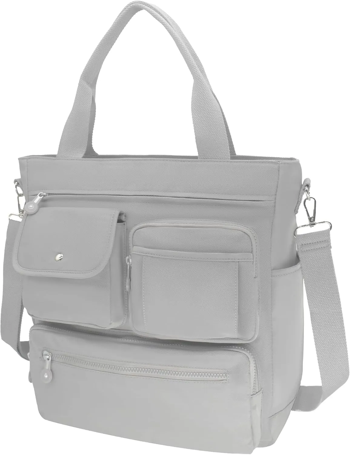 Tote Bag for Woman, Large Tote Bag with Multi Pockets, Work Shoulder Bag with Zipper for Office, Travel, Waterproof