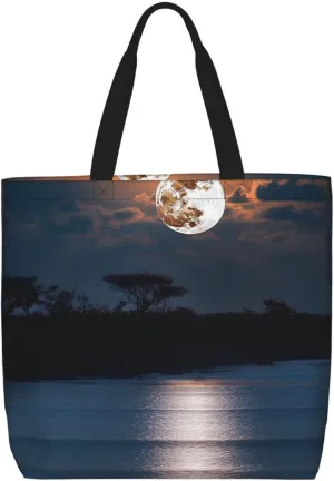 Tote Bag for Women Cow milk Shoulder Bag with Zipper Handbag Large Capacity Reusable Grocery Bag