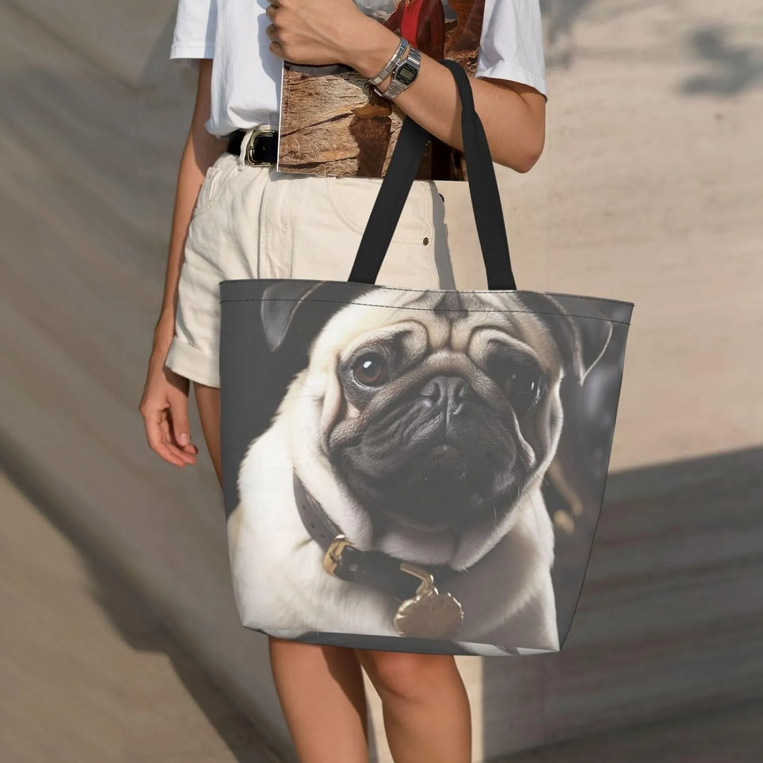 Tote Bag for Women Grocery Bag Reusable Shopping Bag Country lifestyle Handbag Foldable Shoulder Bag