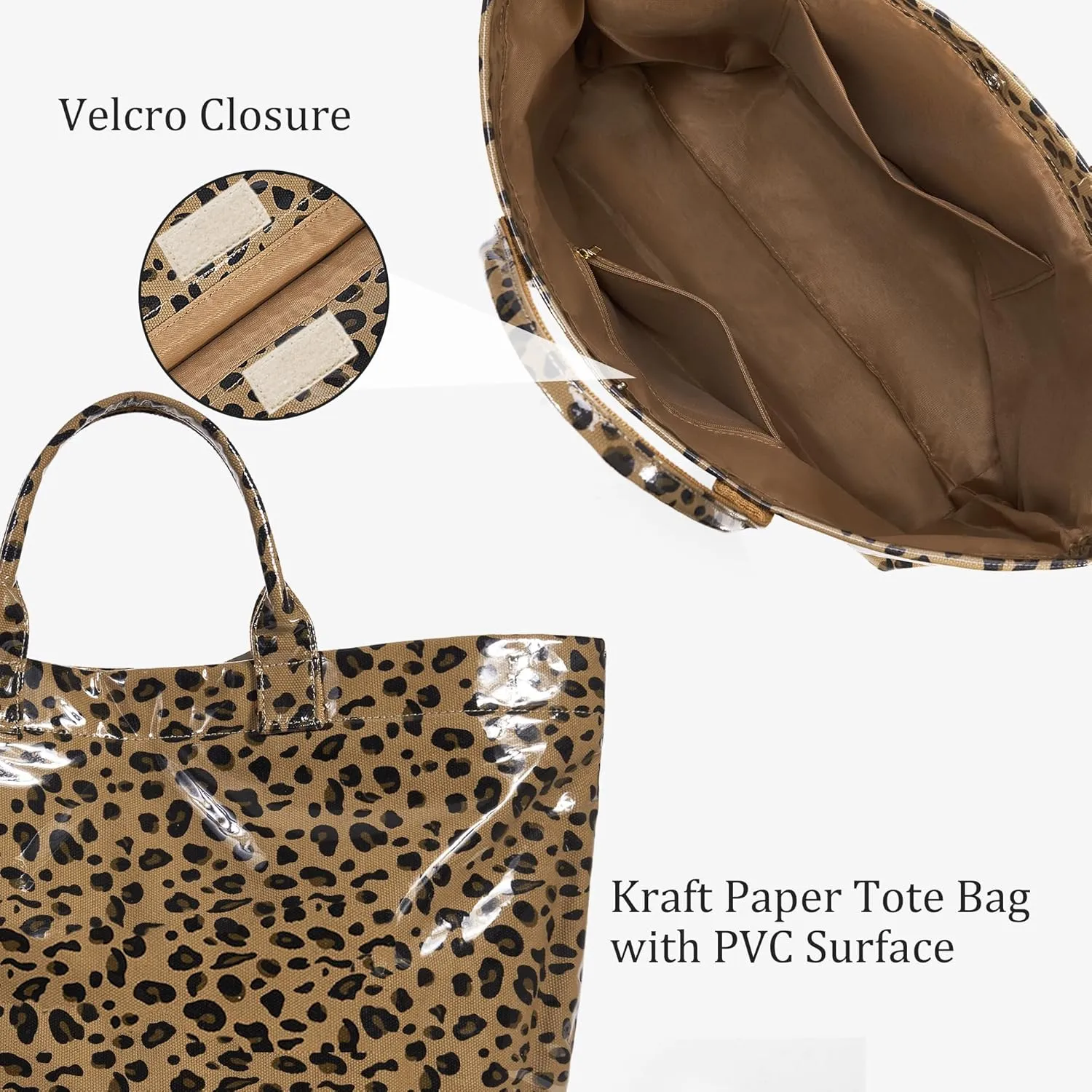 Tote Bag for Women Large PVC Tote Bag Plastic Handbag Letters Print Handbag Clear Hobo Bag